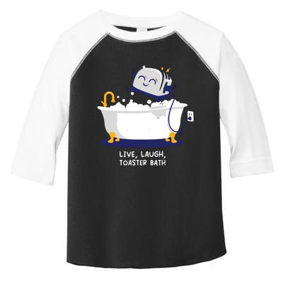 Live Laugh Toaster Bath Toddler Fine Jersey T-Shirt