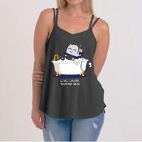 Live Laugh Toaster Bath Women's Strappy Tank