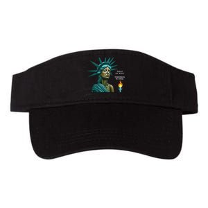 Lady Liberty Today We Weep Tomorrow We Rise For The Usa Valucap Bio-Washed Visor