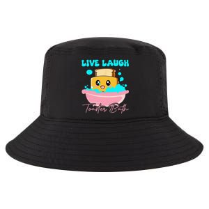 Live Laugh Toaster Bath Cool Comfort Performance Bucket Hat