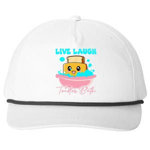 Live Laugh Toaster Bath Snapback Five-Panel Rope Hat