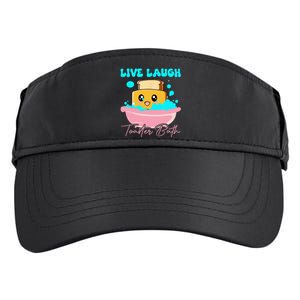 Live Laugh Toaster Bath Adult Drive Performance Visor