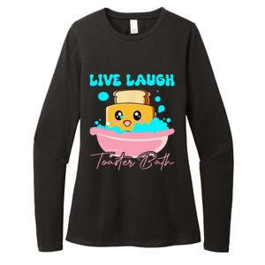 Live Laugh Toaster Bath Womens CVC Long Sleeve Shirt