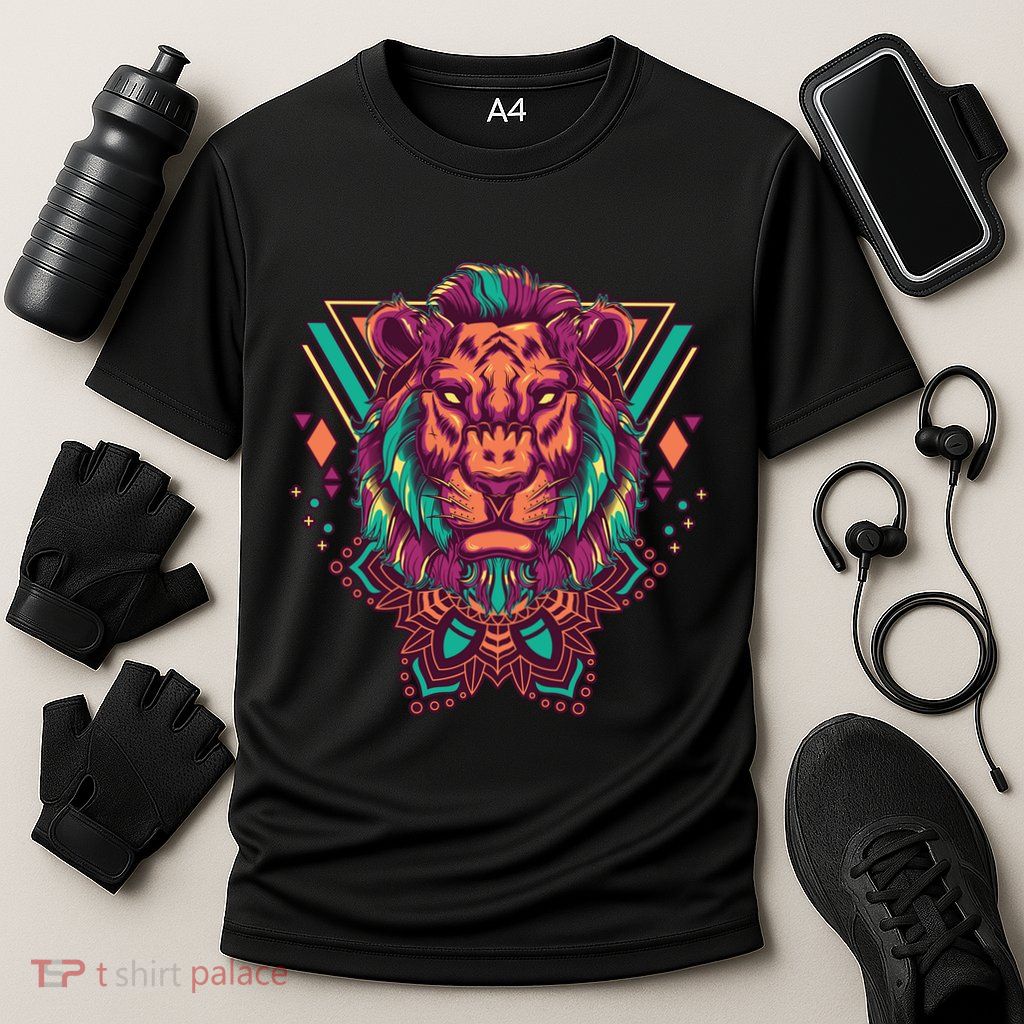 Leo Lion Tribal Performance Shirt