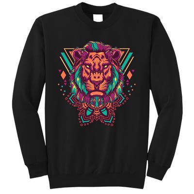 Leo Lion Tribal Sweatshirt