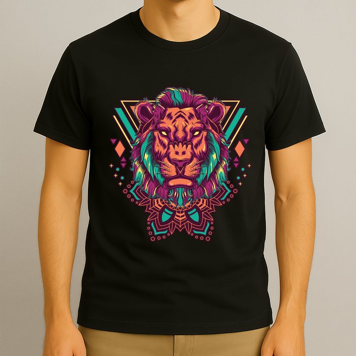 Leo Lion Tribal T-Shirt