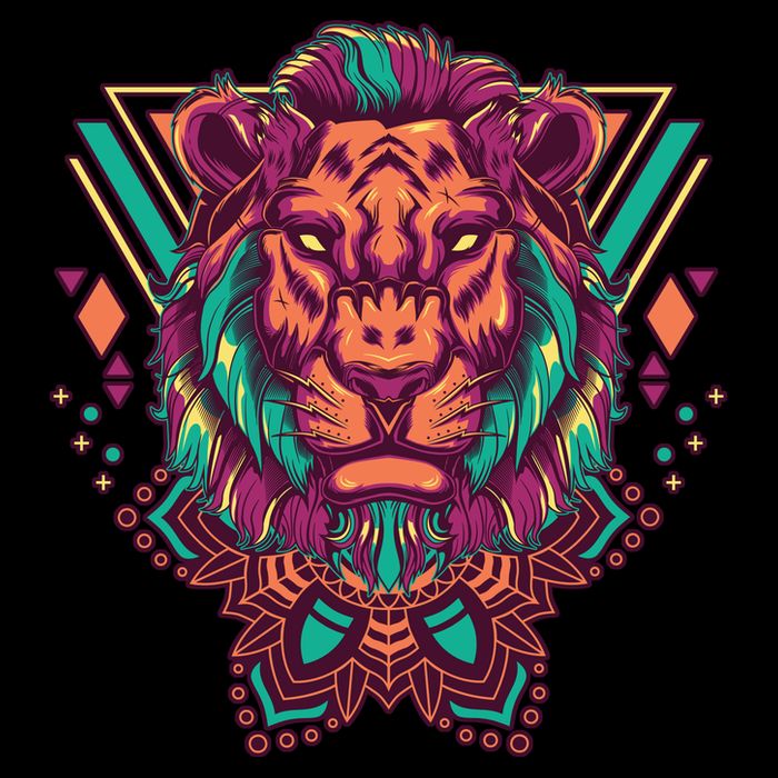 Leo Lion Tribal T-Shirt