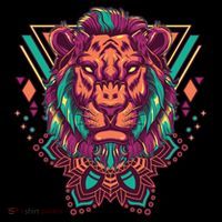 Leo Lion Tribal Tall T-Shirt