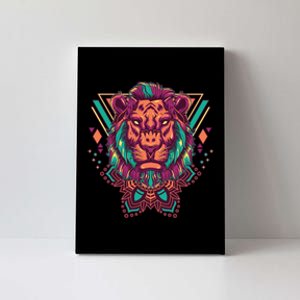 Leo Lion Tribal Canvas