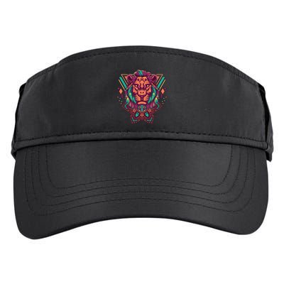 Leo Lion Tribal Adult Drive Performance Visor