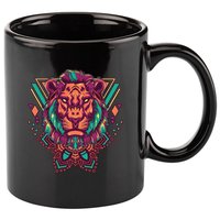 Leo Lion Tribal 11oz C Handle Ceramic Mug