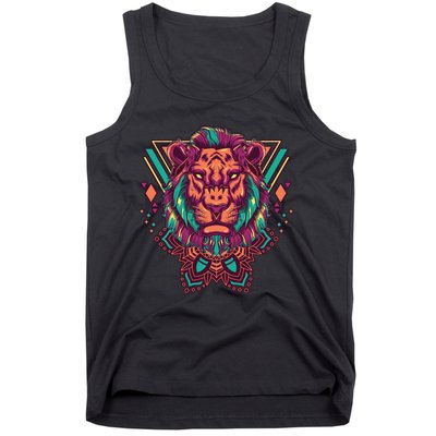 Leo Lion Tribal Tank Top