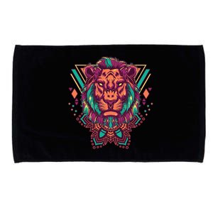 Leo Lion Tribal Microfiber Hand Towel