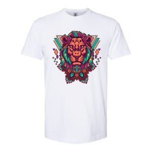 Leo Lion Tribal Softstyle CVC T-Shirt