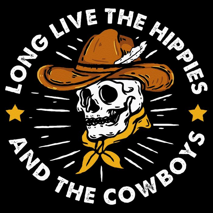 Long Live The Hippies And The Cowboys Backpack