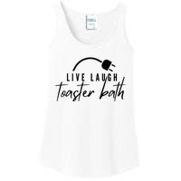 Live Laugh Toaster Bath Ladies Essential Tank