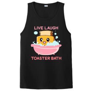 Live Laugh Toaster Bath Funny Saying PosiCharge Competitor Tank