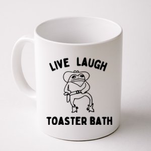 Live Laugh Toaster Bath Coffee Mug