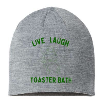 Live Laugh Toaster Bath Sustainable Beanie