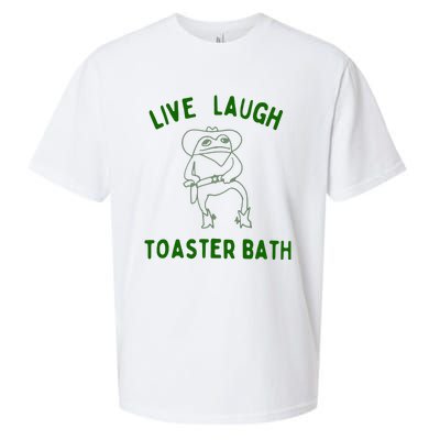 Live Laugh Toaster Bath Sueded Cloud Jersey T-Shirt