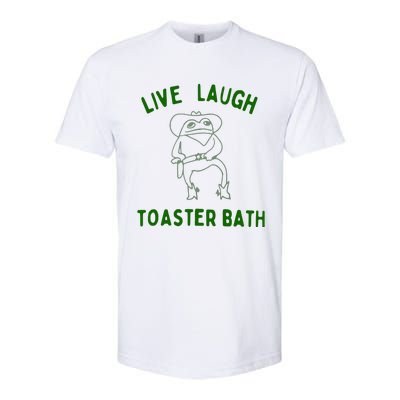 Live Laugh Toaster Bath Softstyle® CVC T-Shirt