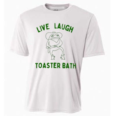 Live Laugh Toaster Bath Cooling Performance Crew T-Shirt