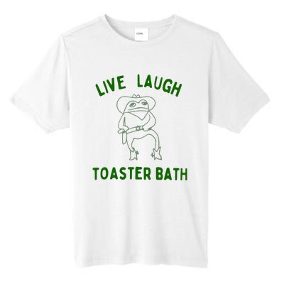 Live Laugh Toaster Bath Tall Fusion ChromaSoft Performance T-Shirt