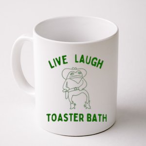 Live Laugh Toaster Bath Coffee Mug