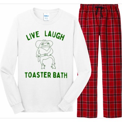 Live Laugh Toaster Bath Long Sleeve Pajama Set