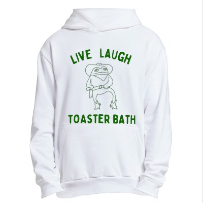 Live Laugh Toaster Bath Urban Pullover Hoodie