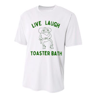 Live Laugh Toaster Bath Performance Sprint T-Shirt