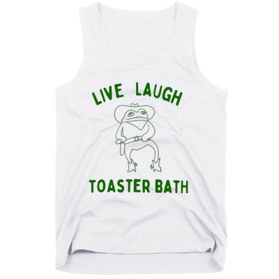 Live Laugh Toaster Bath Tank Top