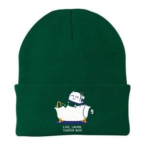 Live Laugh Toaster Bath Knit Cap Winter Beanie