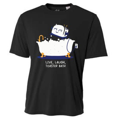 Live Laugh Toaster Bath Cooling Performance Crew T-Shirt