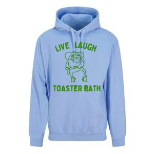 Live Laugh Toaster Bath Unisex Surf Hoodie