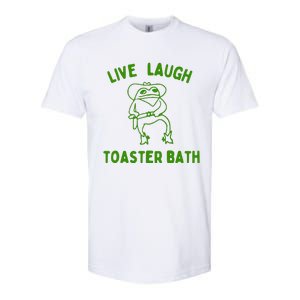 Live Laugh Toaster Bath Softstyle CVC T-Shirt