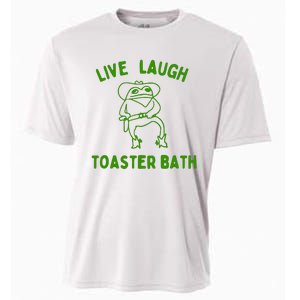 Live Laugh Toaster Bath Cooling Performance Crew T-Shirt