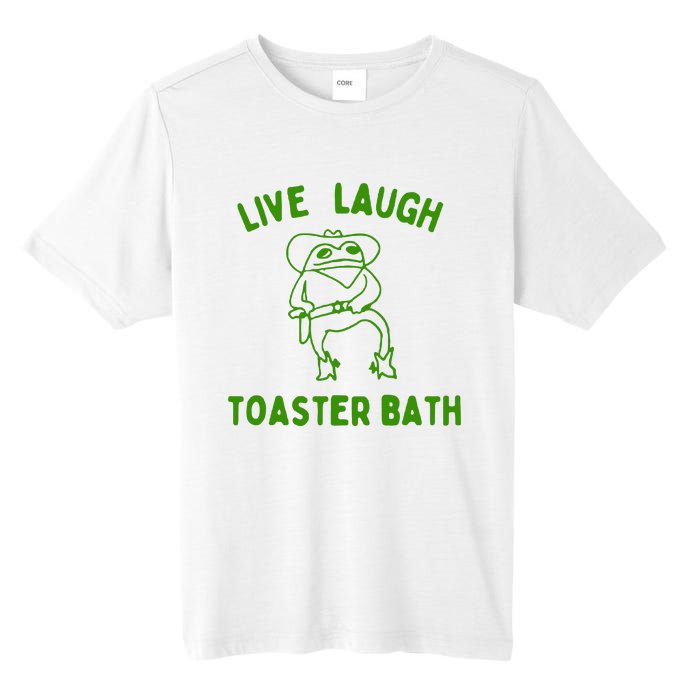 Live Laugh Toaster Bath Tall Fusion ChromaSoft Performance T-Shirt