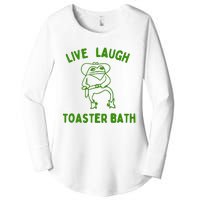 Live Laugh Toaster Bath Women's Perfect Tri Tunic Long Sleeve Shirt