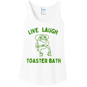 Live Laugh Toaster Bath Ladies Essential Tank