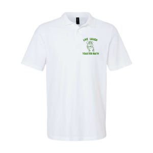 Live Laugh Toaster Bath Softstyle Adult Sport Polo