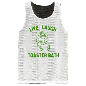 Live Laugh Toaster Bath Mesh Reversible Basketball Jersey Tank