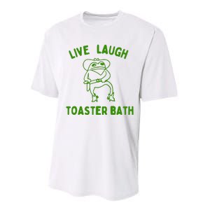 Live Laugh Toaster Bath Performance Sprint T-Shirt