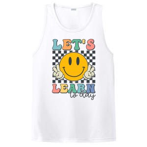 LetS Learn Today Smile Face Back To School For Teacher PosiCharge Competitor Tank