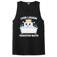 Live Laugh Toaster Bath Funny Saying PosiCharge Competitor Tank