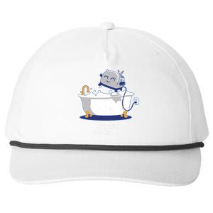 Live Laugh Toaster Bath Funny Snapback Five-Panel Rope Hat