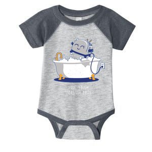 Live Laugh Toaster Bath Funny Infant Baby Jersey Bodysuit