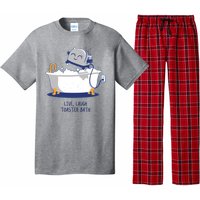 Live Laugh Toaster Bath Funny Pajama Set