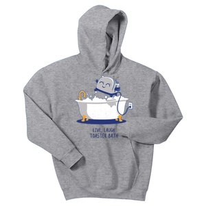 Live Laugh Toaster Bath Funny Kids Hoodie