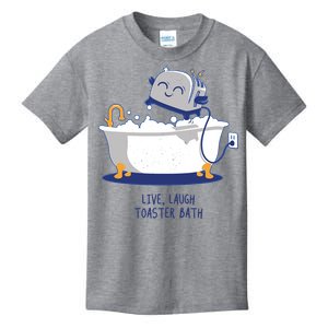 Live Laugh Toaster Bath Funny Kids T-Shirt